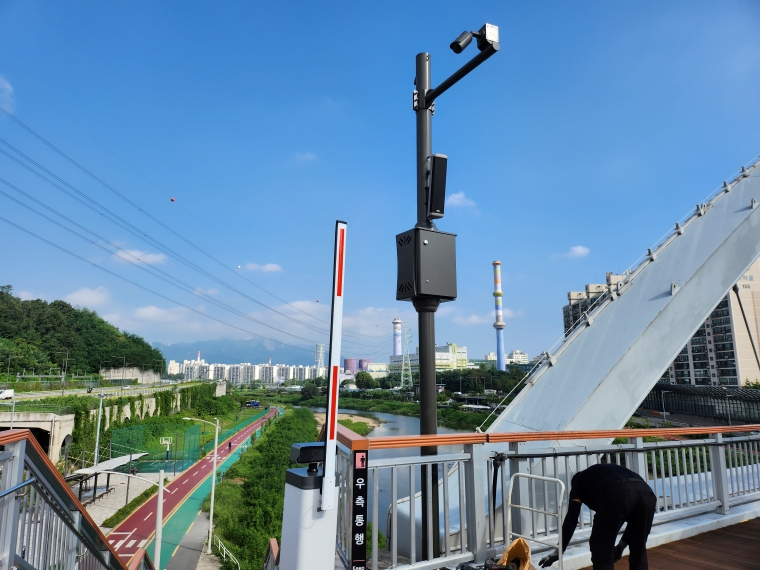 [시공사례] 노원구 하천진출입 원격차단시설 설치공사